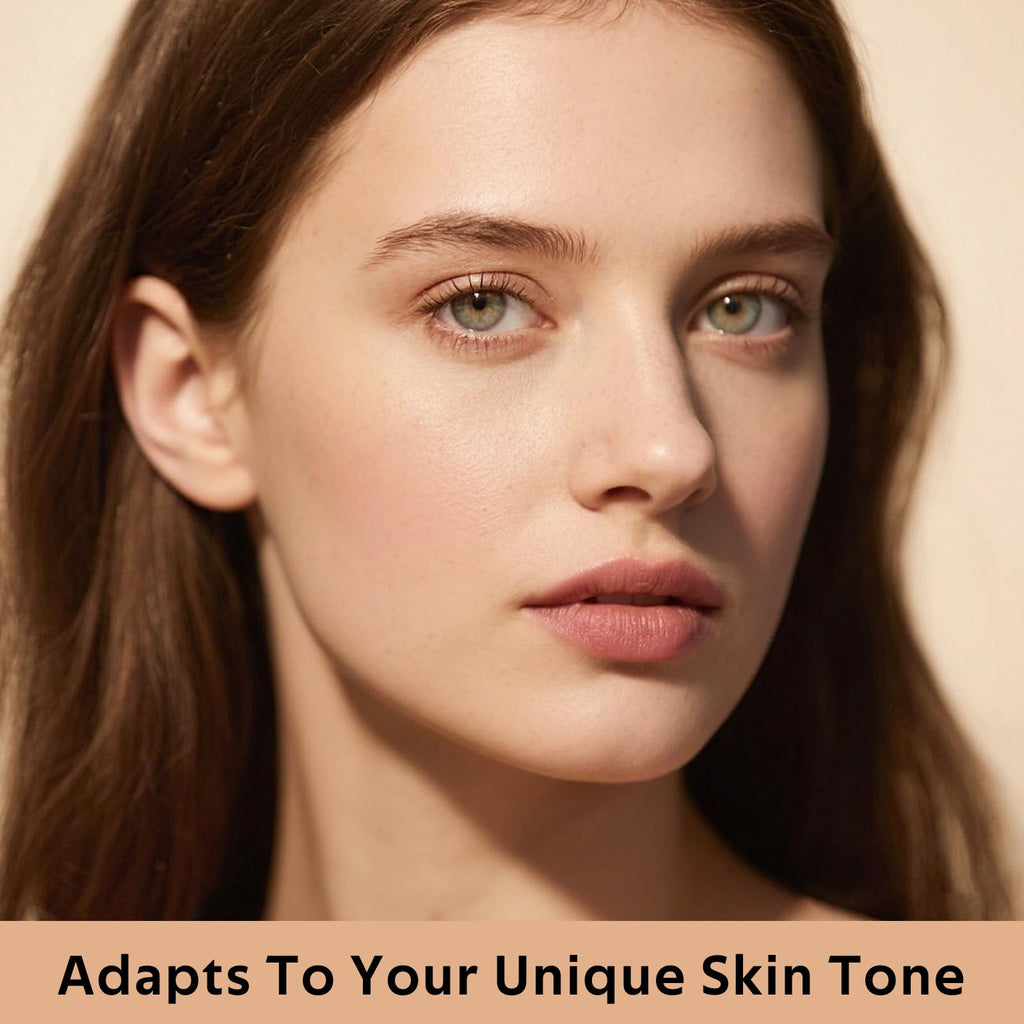 KIMUSE Color Changing Foundation, 4 In 1 Smart Shade Skin Tone Foundation Makeup, Waterproof, Long Wear Buildable Natural Finish Tinted Moisturizer Face Makeup For All Skin Tones, Vegan & Cruelty-Free