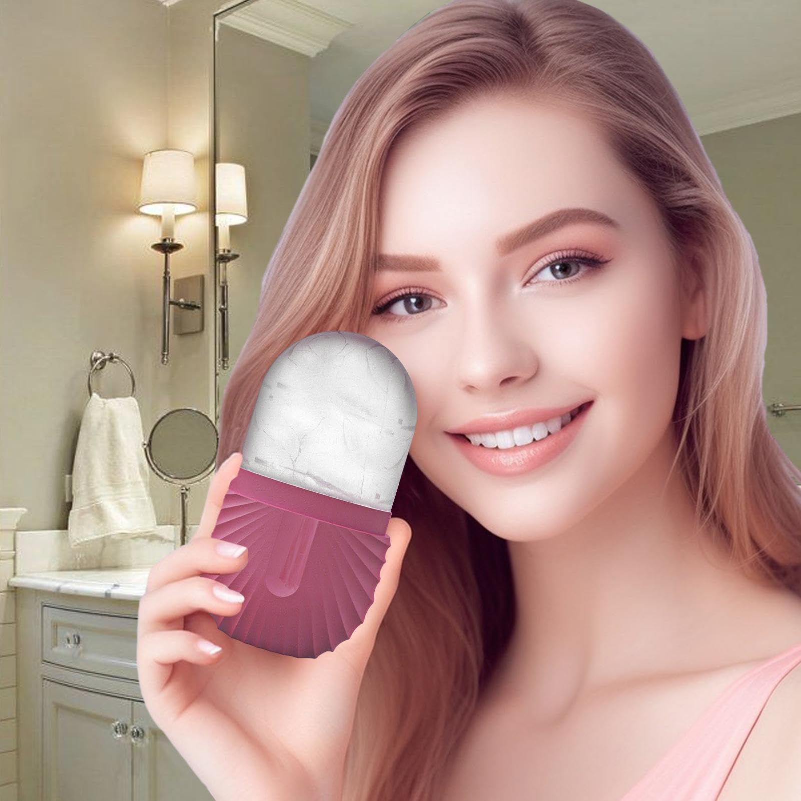 Silicone Ice Roller For Face, Ice Facial, (As seen on TikTok)