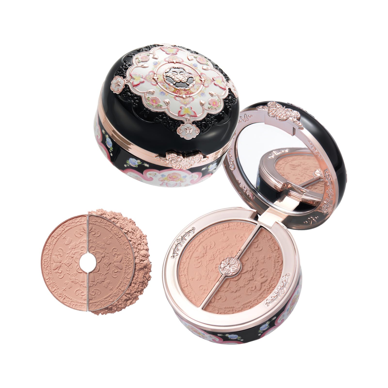 Flower Knows Butterfly Cloud Collar Rouge Box Highlighting & Blush Duo Powder