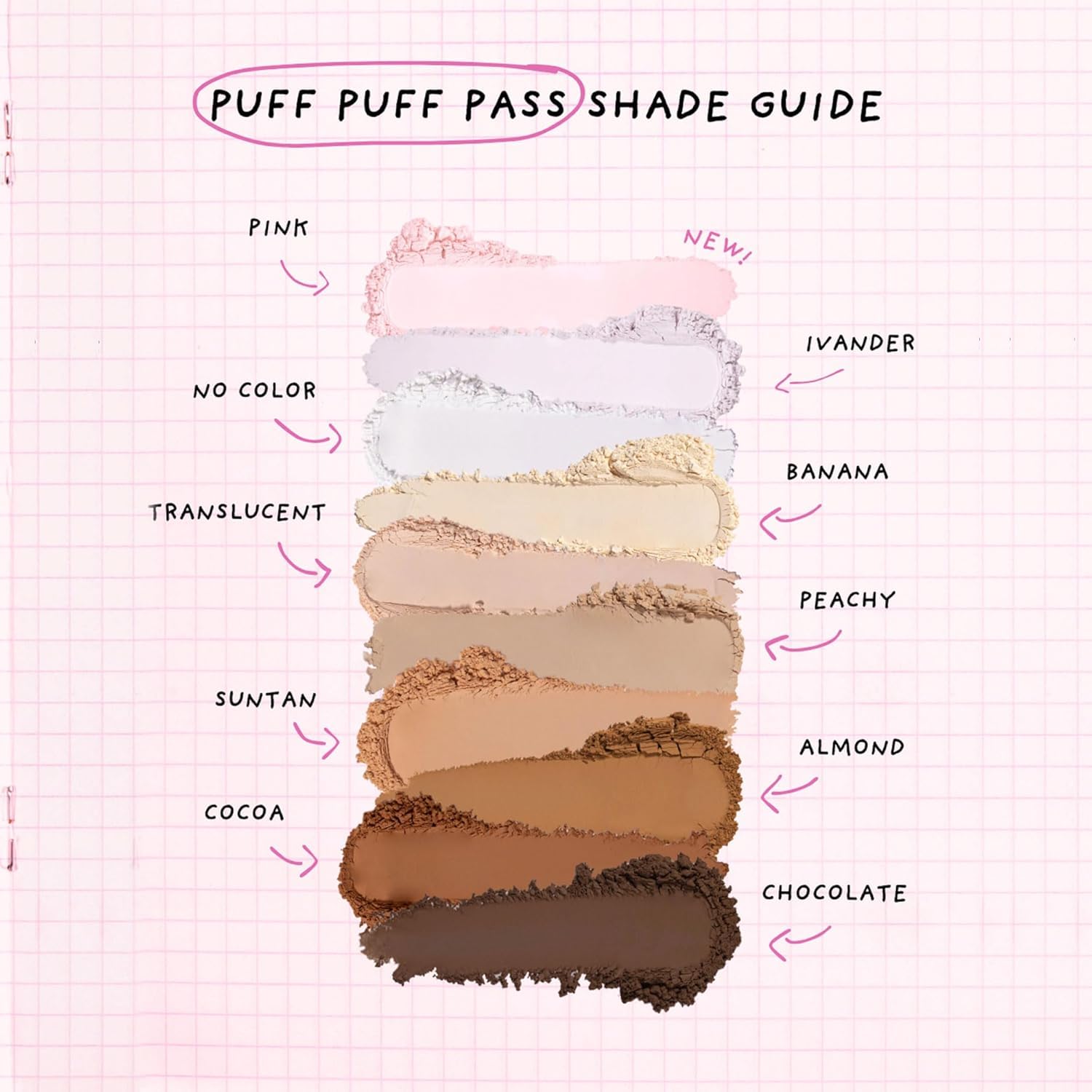 Kimchi Chic Beauty Puff Puff Pass Set and Bake Setting Powder for Makeup, Extra Fluffy Loose Face Powder Poof, Soft Natural Face Makeup for Uneven Skin Tone, 03 Translucent