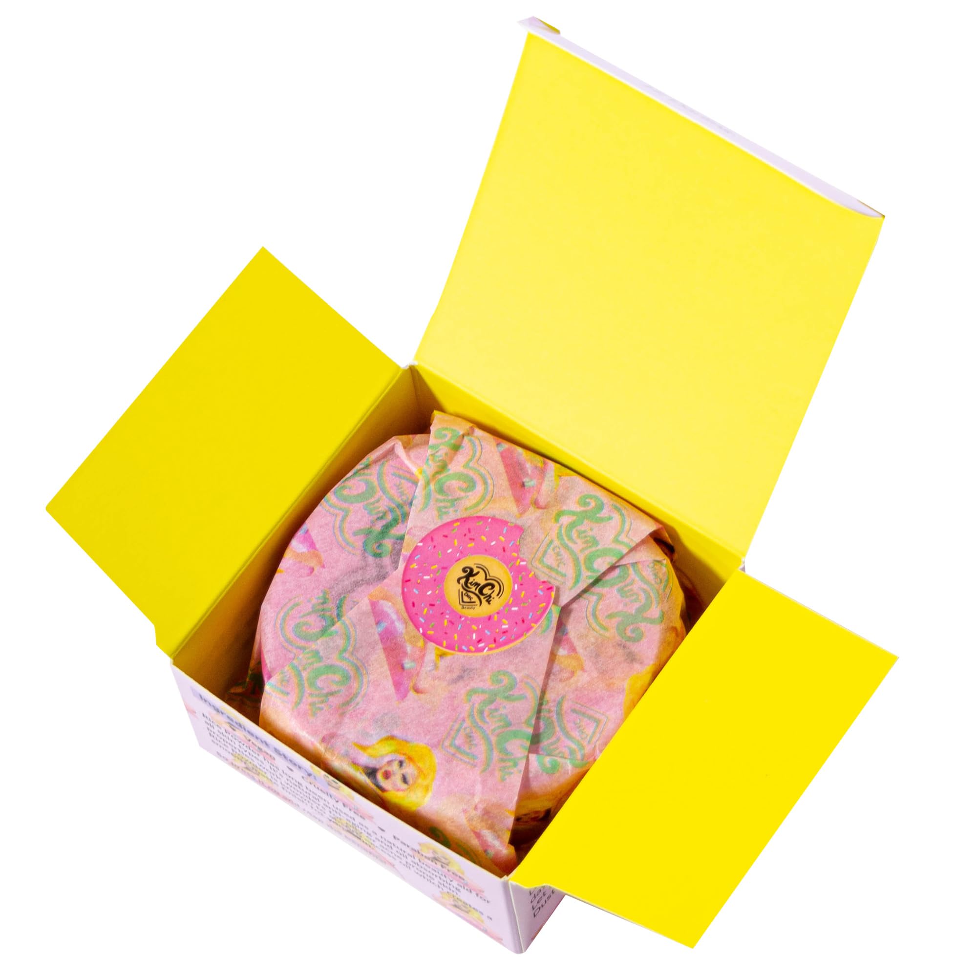 Kimchi Chic Beauty Puff Puff Pass Set and Bake Setting Powder for Makeup, Extra Fluffy Loose Face Powder Poof, Soft Natural Face Makeup for Uneven Skin Tone, 03 Translucent