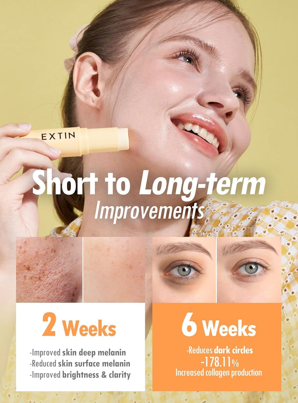 KAHI Wrinkle Bounce Multi Balm Stick | PDRN Collagen Wrinkle Stick | Korean Skin Care |All-in-One Hydrating Lip Balm Eye Cream Neck Cream Make Up Base & Face Mist Moisture Balm