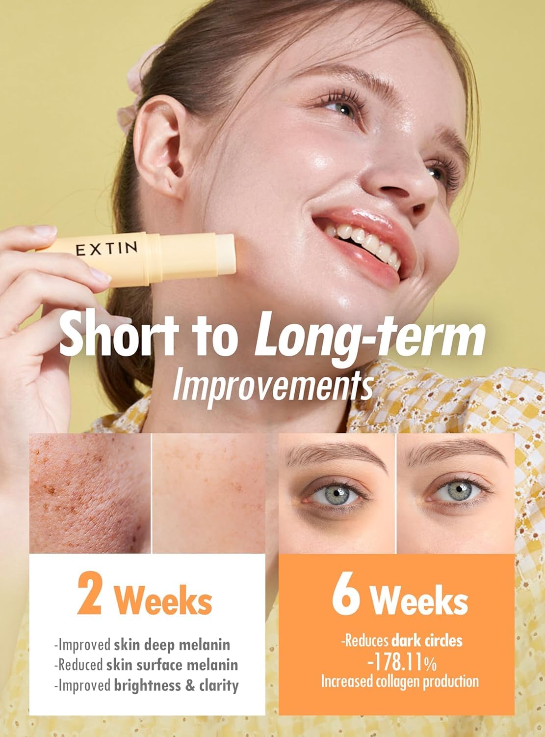 KAHI Wrinkle Bounce Multi Balm Stick | PDRN Collagen Wrinkle Stick | Korean Skin Care |All-in-One Hydrating Lip Balm Eye Cream Neck Cream Make Up Base & Face Mist Moisture Balm