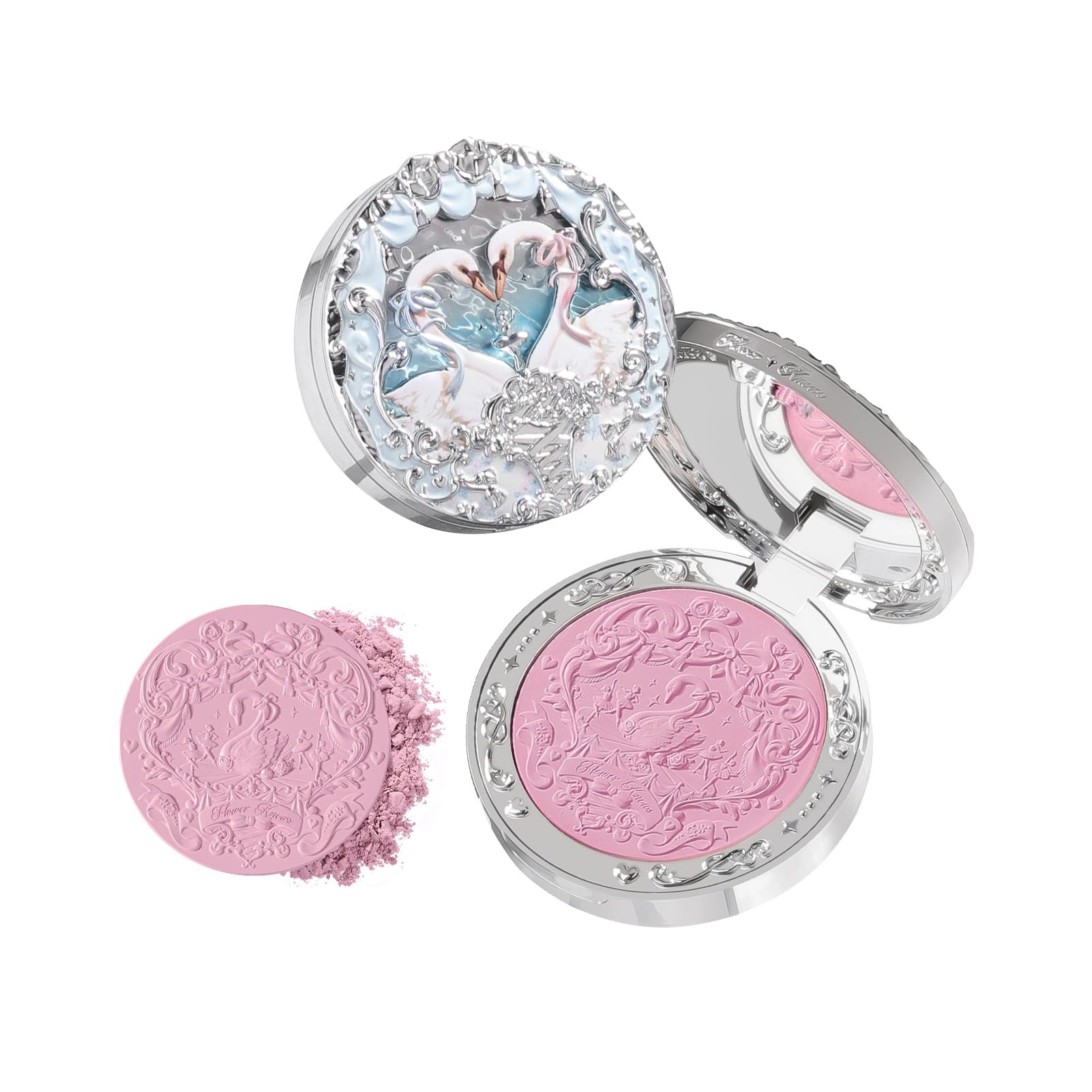 Flower Knows Swan Ballet Embossed Blush
