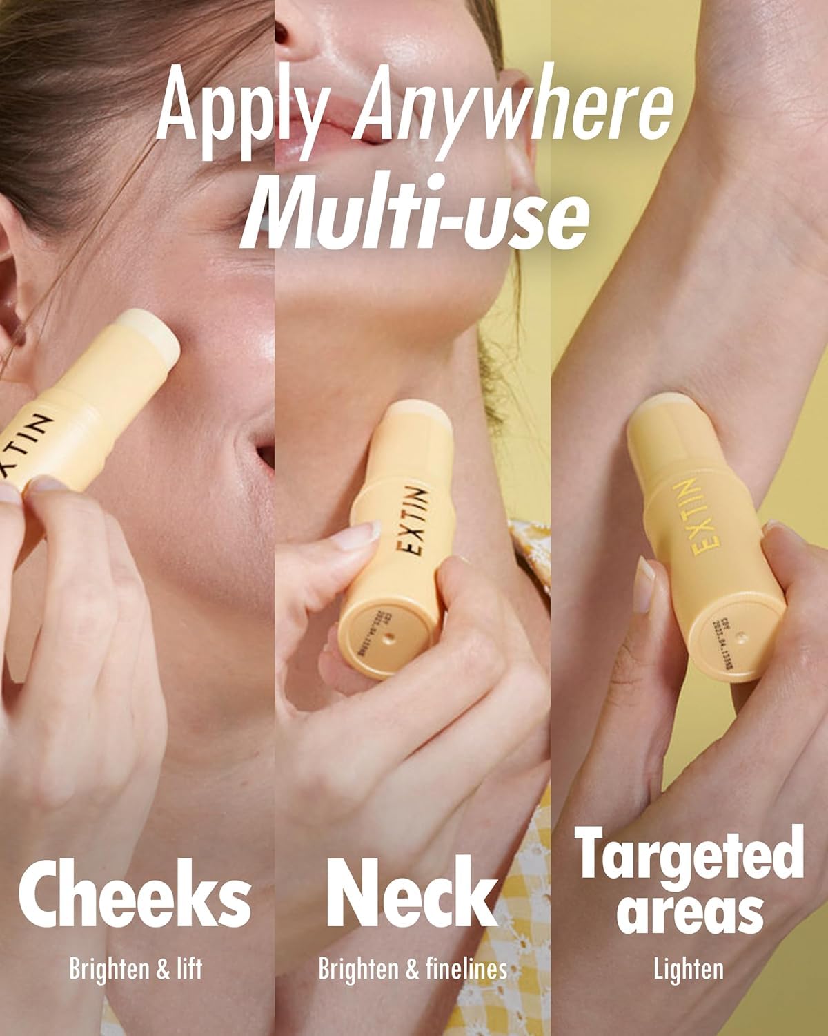 KAHI Wrinkle Bounce Multi Balm Stick | PDRN Collagen Wrinkle Stick | Korean Skin Care |All-in-One Hydrating Lip Balm Eye Cream Neck Cream Make Up Base & Face Mist Moisture Balm