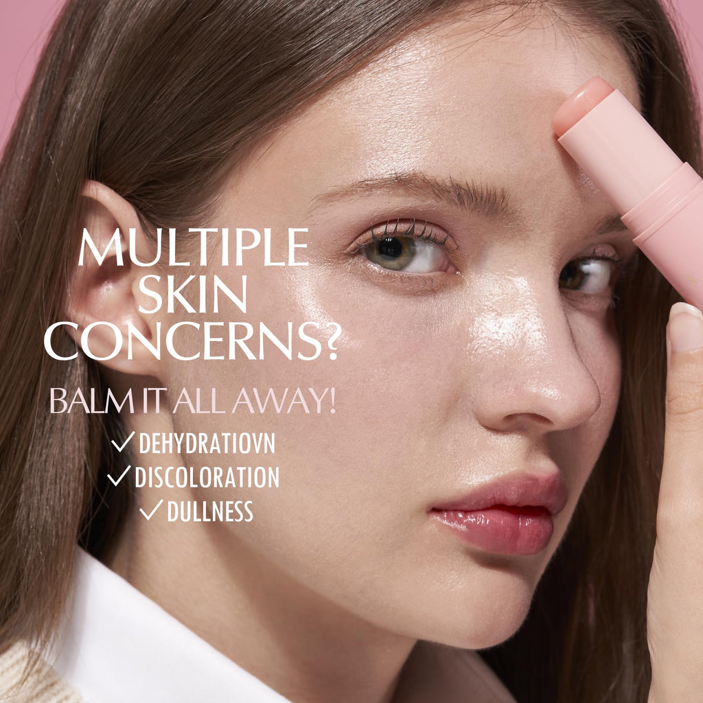 KAHI Wrinkle Bounce Multi Balm Stick | PDRN Collagen Wrinkle Stick | Korean Skin Care |All-in-One Hydrating Lip Balm Eye Cream Neck Cream Make Up Base & Face Mist Moisture Balm