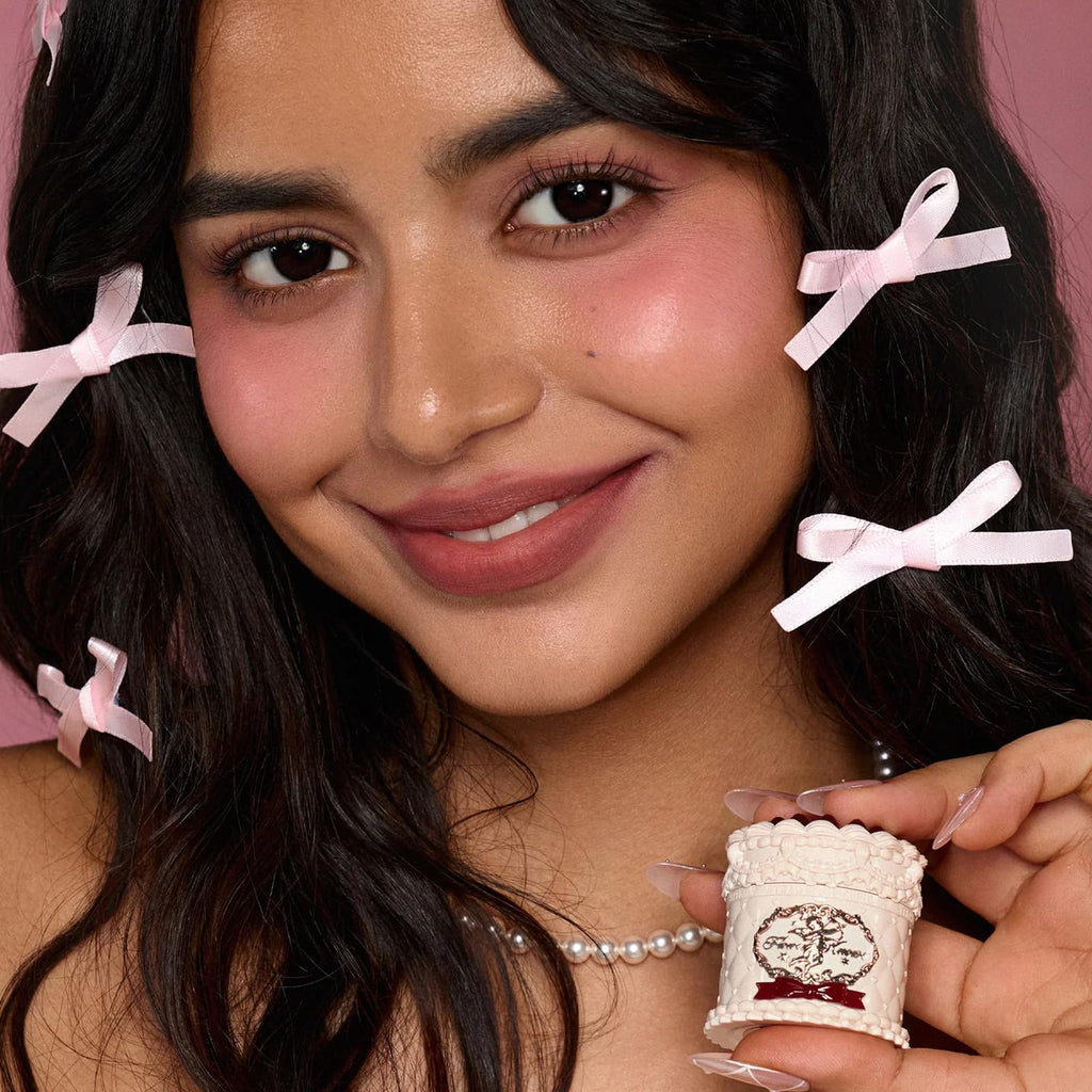 Flower Knows Strawberry Cupid Cake Lip Cream,Velvety-Smooth Matte Liquid