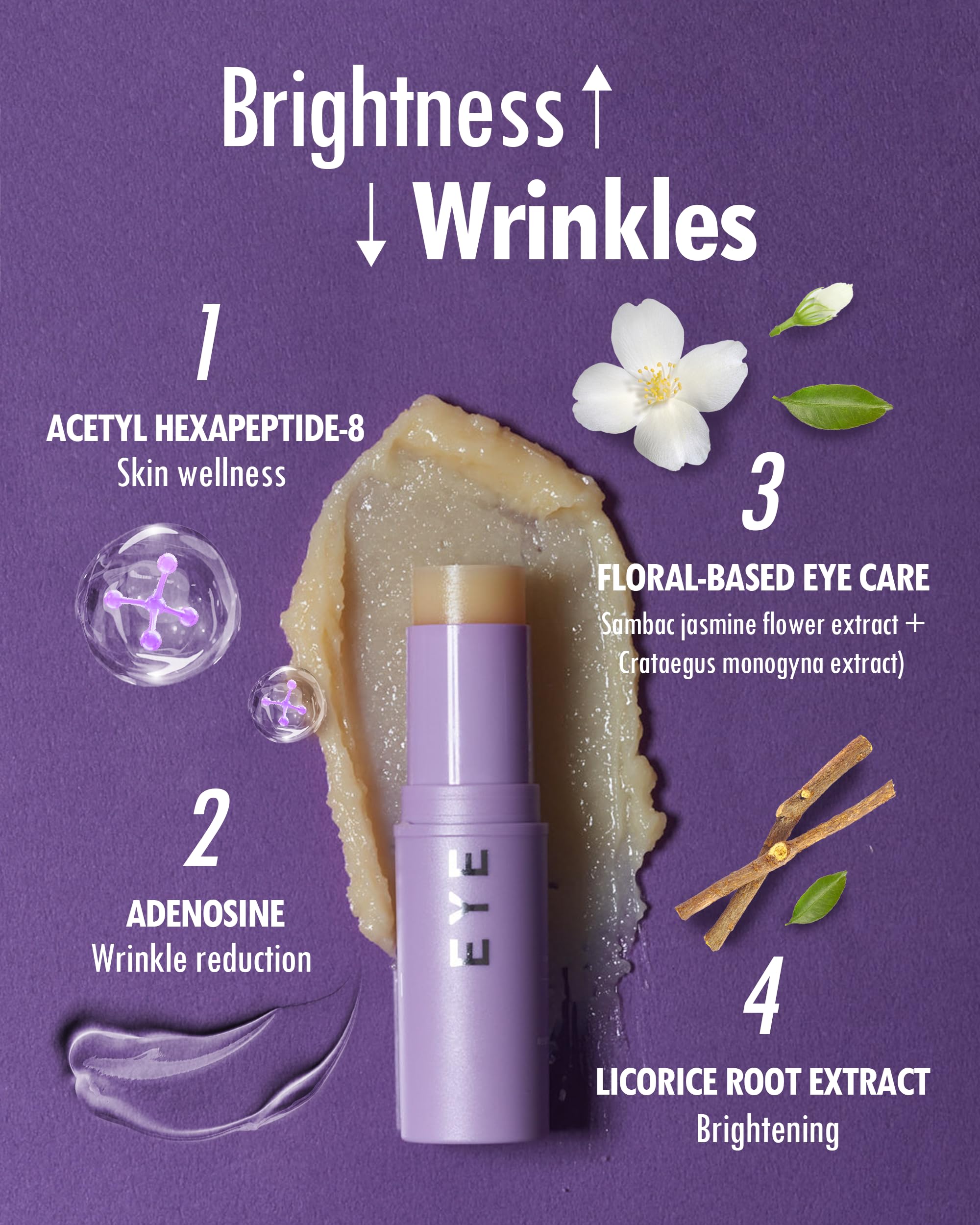 KAHI Wrinkle Bounce Multi Balm Stick | PDRN Collagen Wrinkle Stick | Korean Skin Care |All-in-One Hydrating Lip Balm Eye Cream Neck Cream Make Up Base & Face Mist Moisture Balm