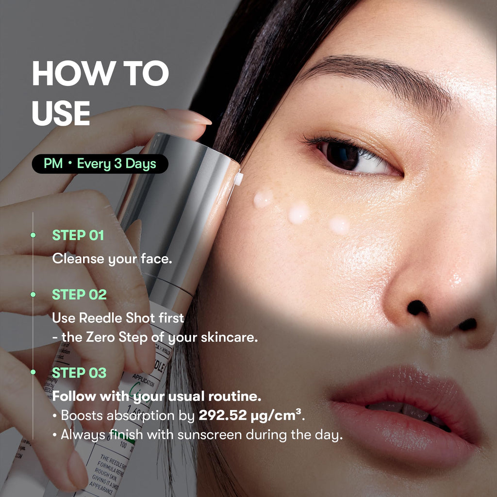 VT COSMETICS CICA Reedle Shot 100, Spicule Microneedling Serum for Pore Care & Exfoliation, Exosome, Centella Asiatica for Glass Skin, Skin Texture, Korean Liquid Skin Booster (1.69 Fl Oz / 50ml)