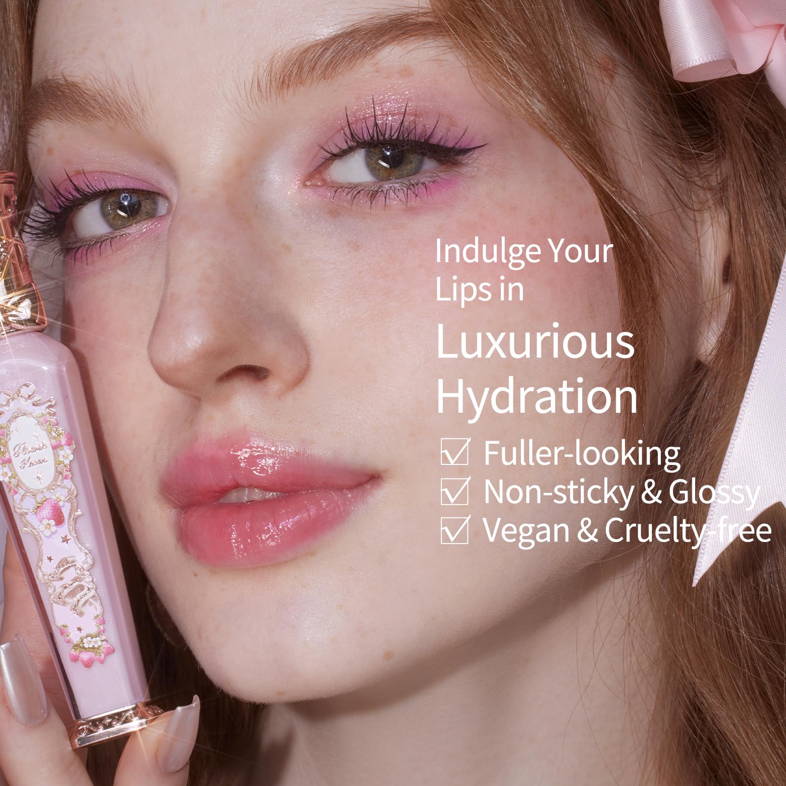 Flower Knows Violet Strawberry Rococo Glowy Lip Gloss