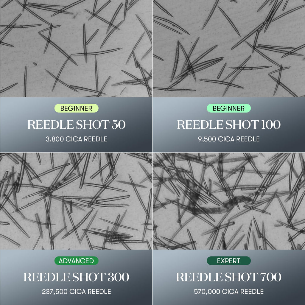 VT COSMETICS CICA Reedle Shot 100, Spicule Microneedling Serum for Pore Care & Exfoliation, Exosome, Centella Asiatica for Glass Skin, Skin Texture, Korean Liquid Skin Booster (1.69 Fl Oz / 50ml)