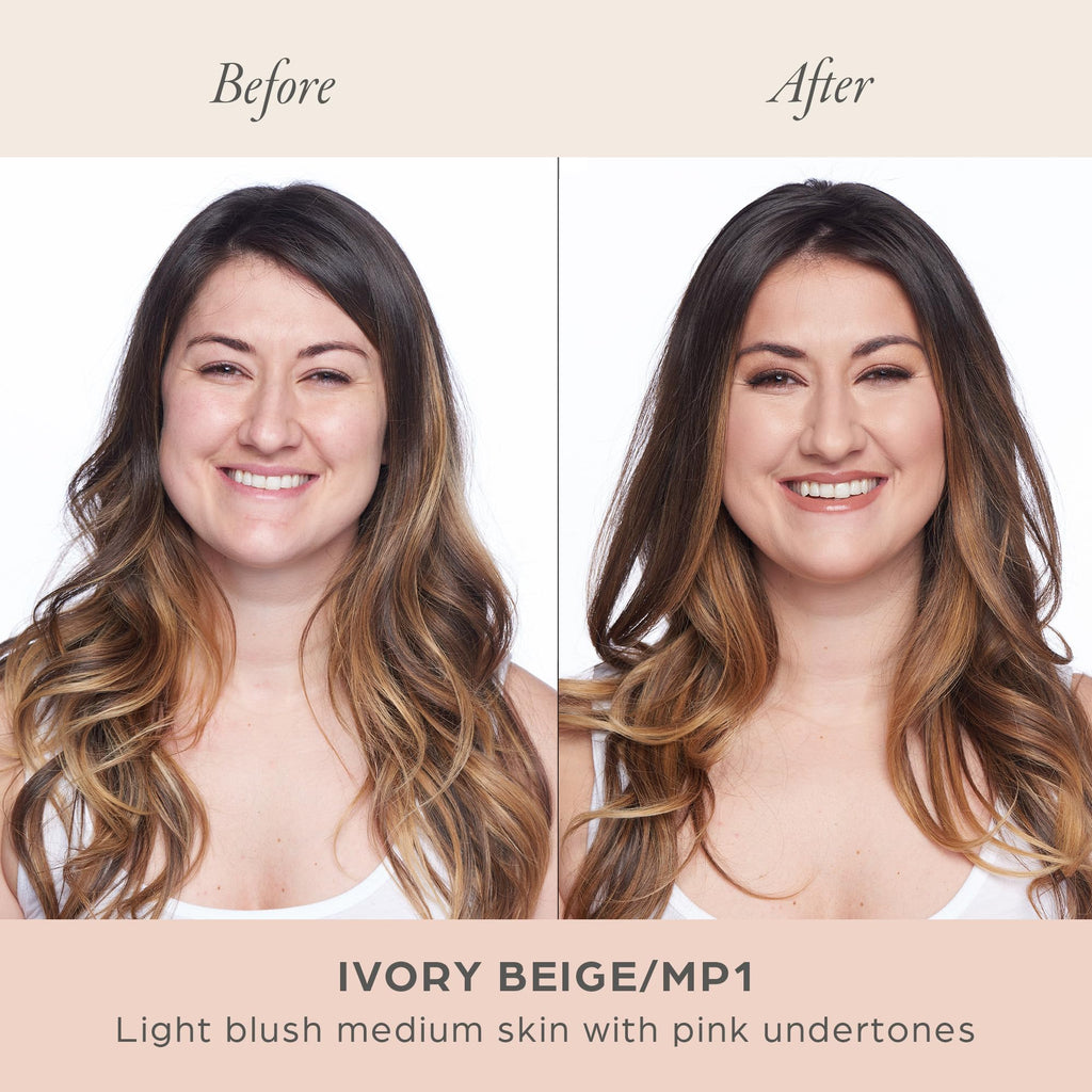 PÜR MINERALS 4-in-1 Love Your Selfie Longwear Foundation & Concealer Full Coverage Liquid Foundation, Hydrating Formula, Cruelty Free