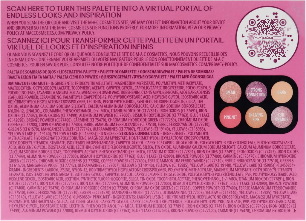 MAC Connect In Colour Eye Shadow Palette - Rose Lens by MAC
