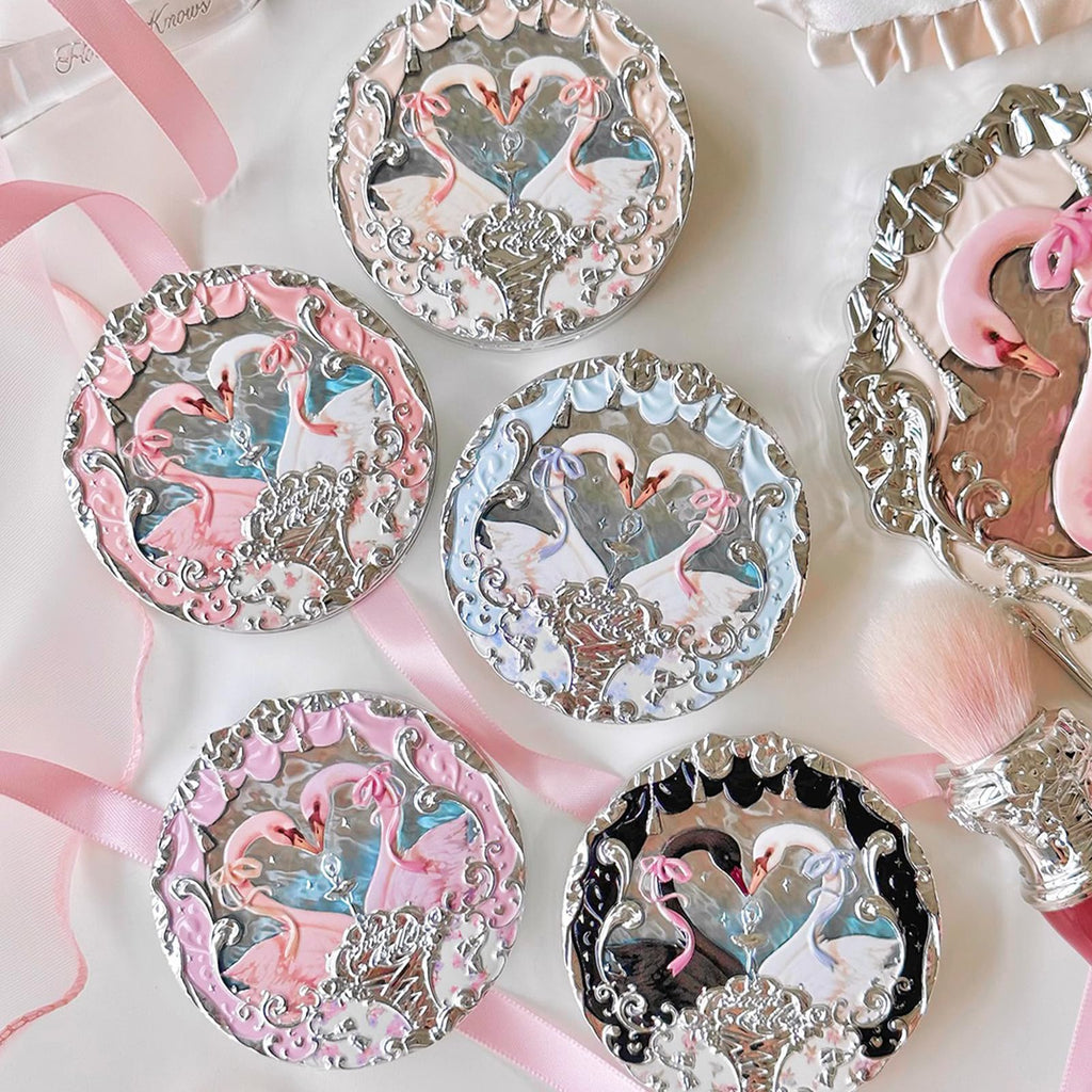 Flower Knows Swan Ballet Embossed Blush