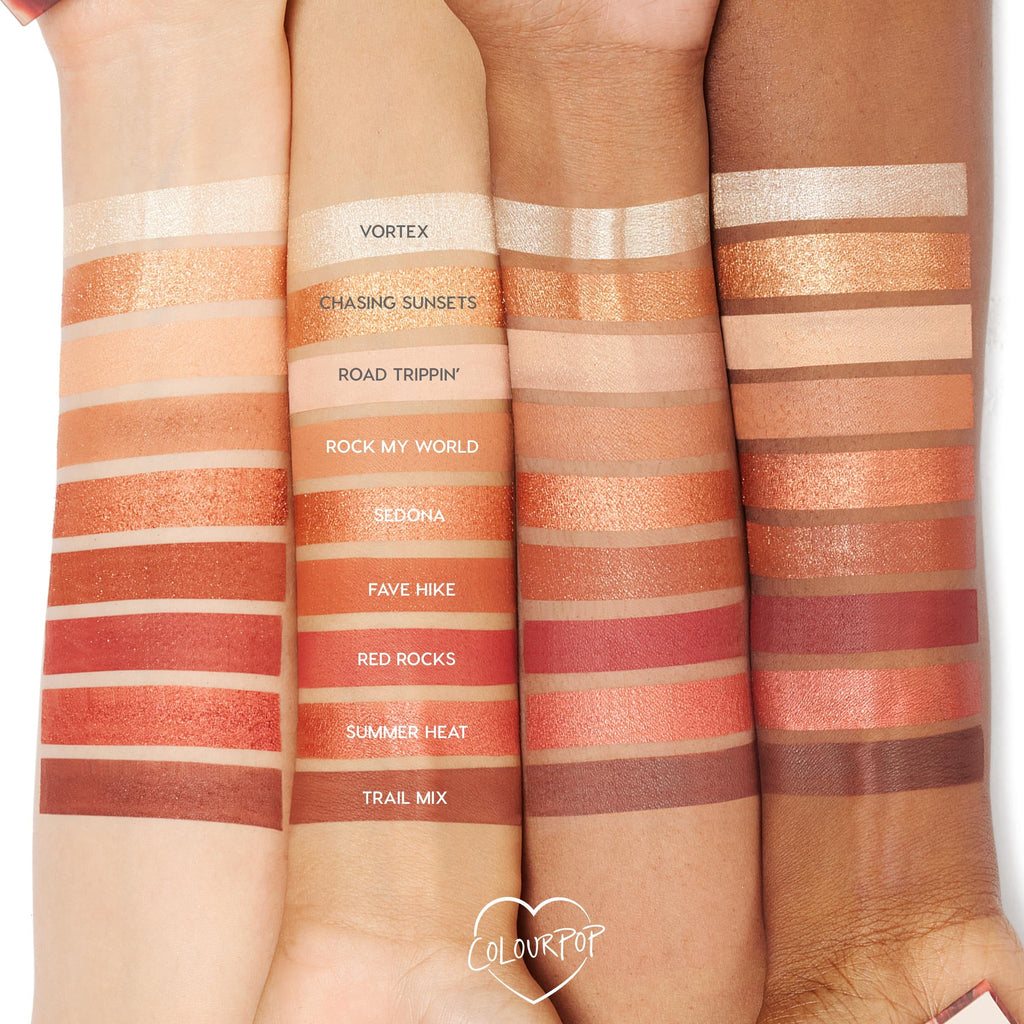 Colourpop Nude Mood Eyeshadow Palette - Brown & Copper Palette with Metallic and Matte Finishes - High-Pigment Eye Makeup with a Long-Wearing Formula (0.3 oz)