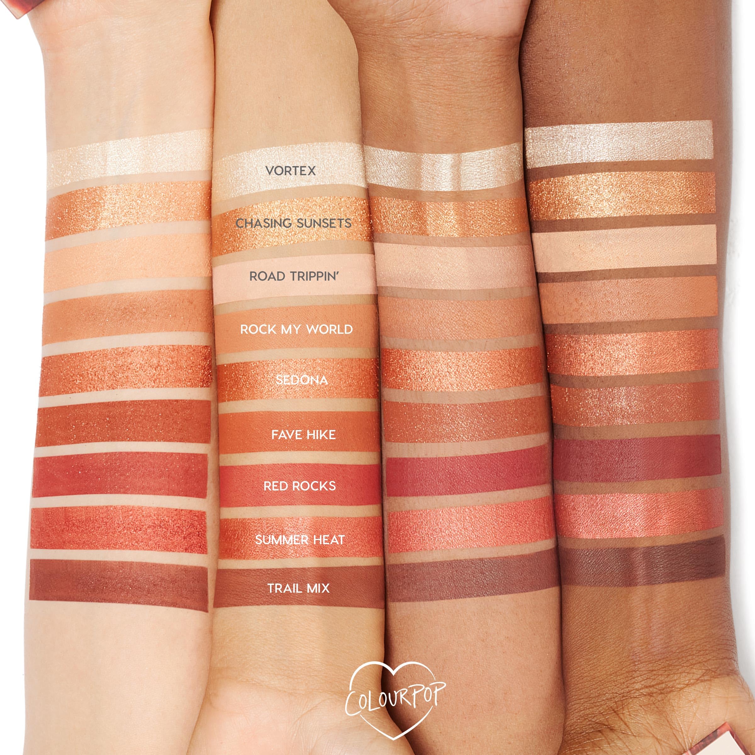 Colourpop Nude Mood Eyeshadow Palette - Brown & Copper Palette with Metallic and Matte Finishes - High-Pigment Eye Makeup with a Long-Wearing Formula (0.3 oz)