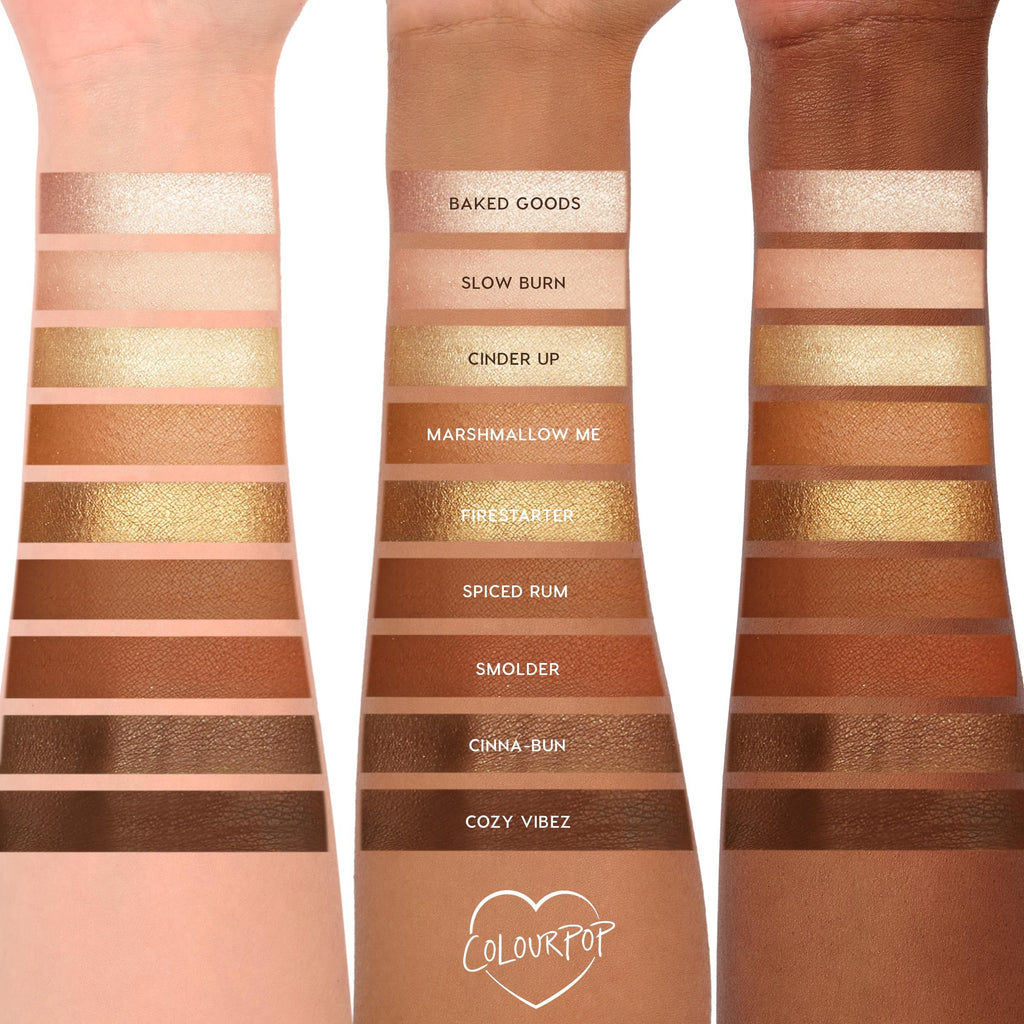 Colourpop Nude Mood Eyeshadow Palette - Brown & Copper Palette with Metallic and Matte Finishes - High-Pigment Eye Makeup with a Long-Wearing Formula (0.3 oz)