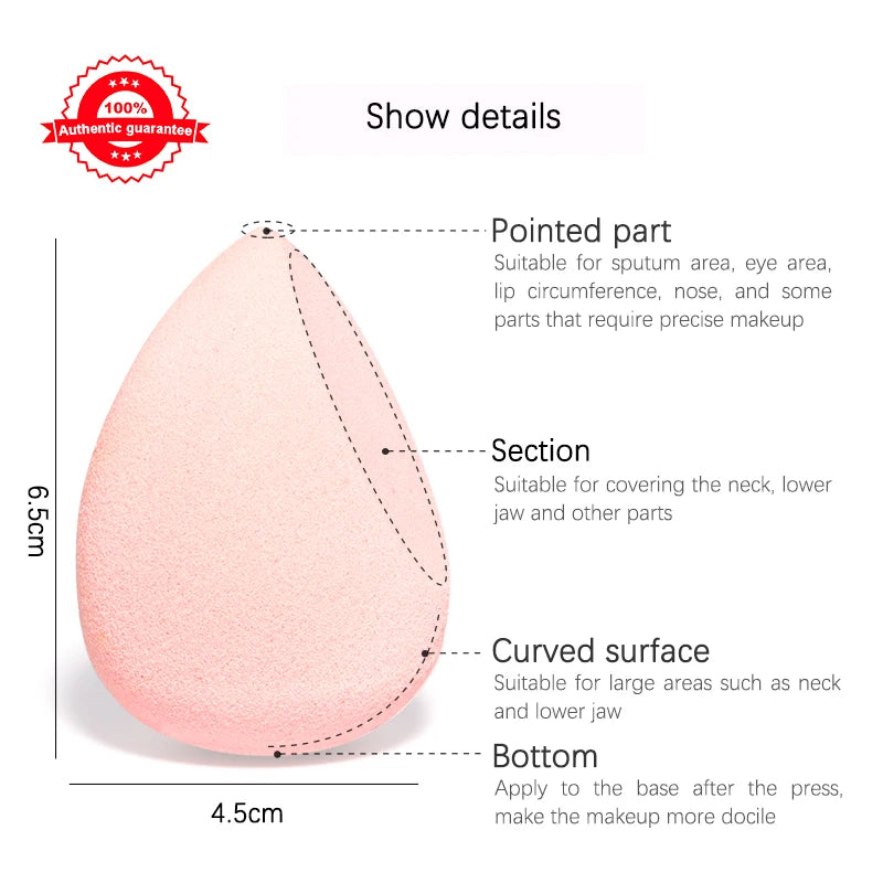 20/5/1pcs Makeup Sponge Smooth Cosmetic Make Up Blender Tools
