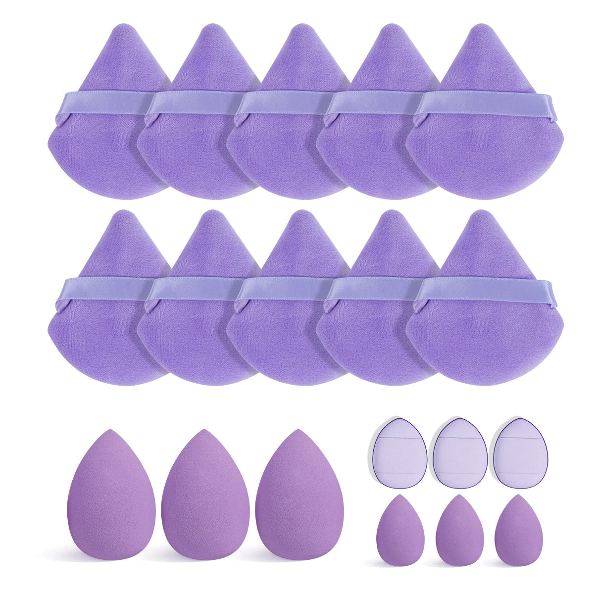 MAANGE 19pcs Makeup Sponge Blender And Triangle Puff