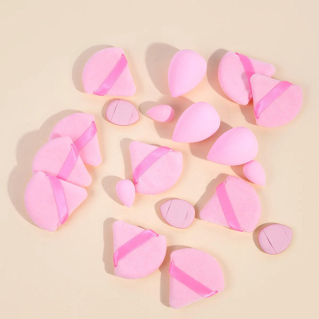 MAANGE 19pcs Makeup Sponge Blender And Triangle Puff