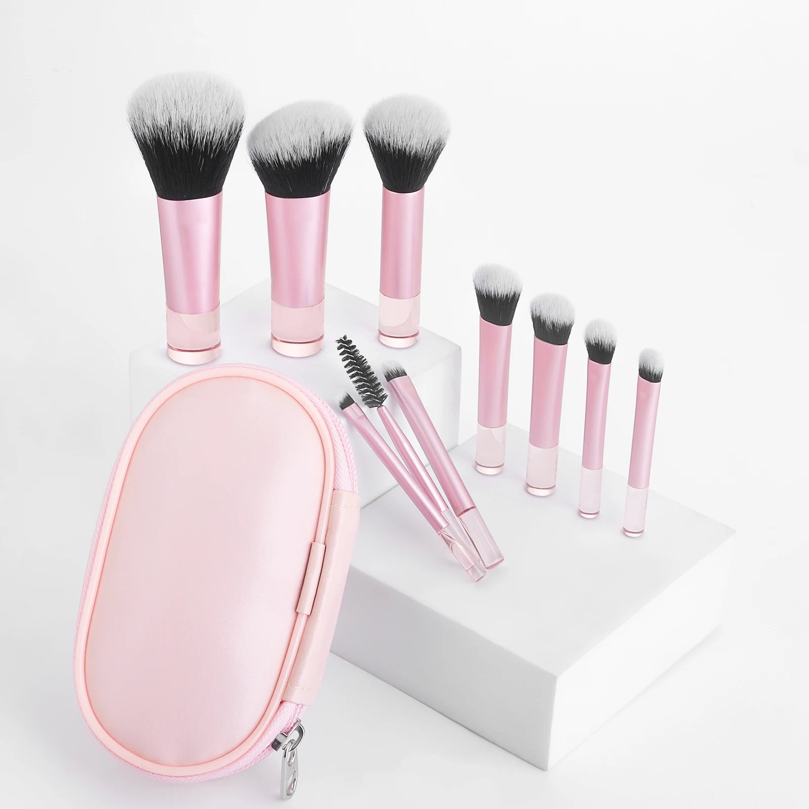 Makeup Brush Sets,10pcs mini with bag multifunctional