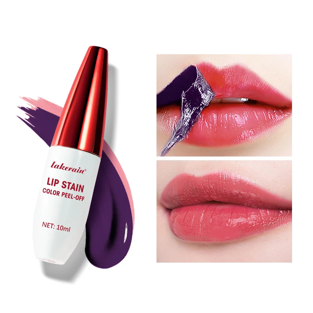 Lip Stain Peel Off 24 Hours Water Resistant Lipstick Makeup Liquid Lipstick Matte Lipstick for Lips Stick Free