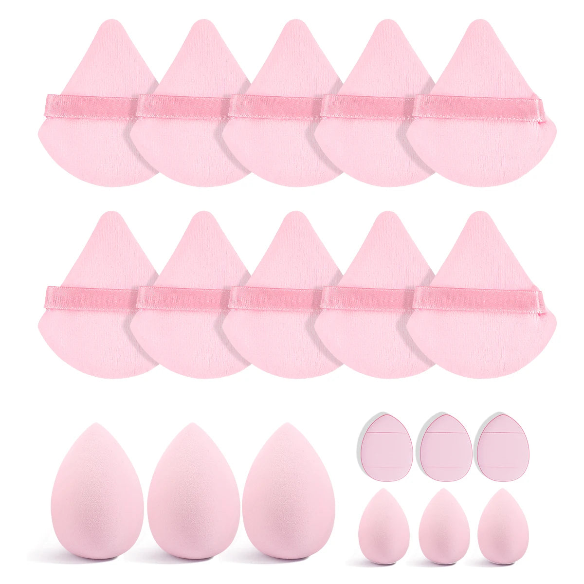MAANGE 19pcs Makeup Sponge Blender And Triangle Puff