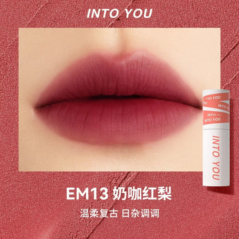 INTO YOU LIP MUD The Female Protagonist's Lips And Cheeks Are Dual Purpose Misted Face Mouth And Red Lip Beauty Cosmetics