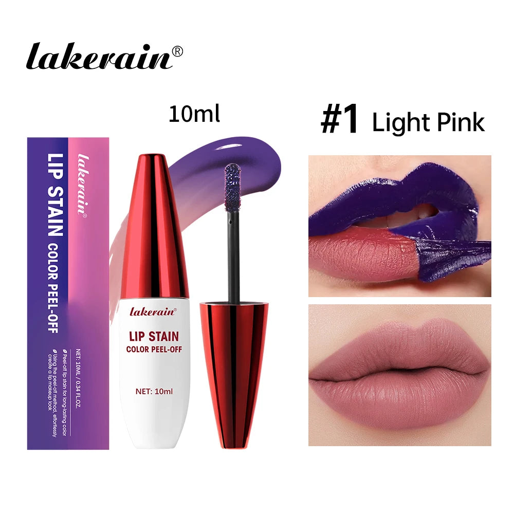Lip Stain Peel Off 24 Hours Water Resistant Lipstick Makeup Liquid Lipstick Matte Lipstick for Lips Stick Free