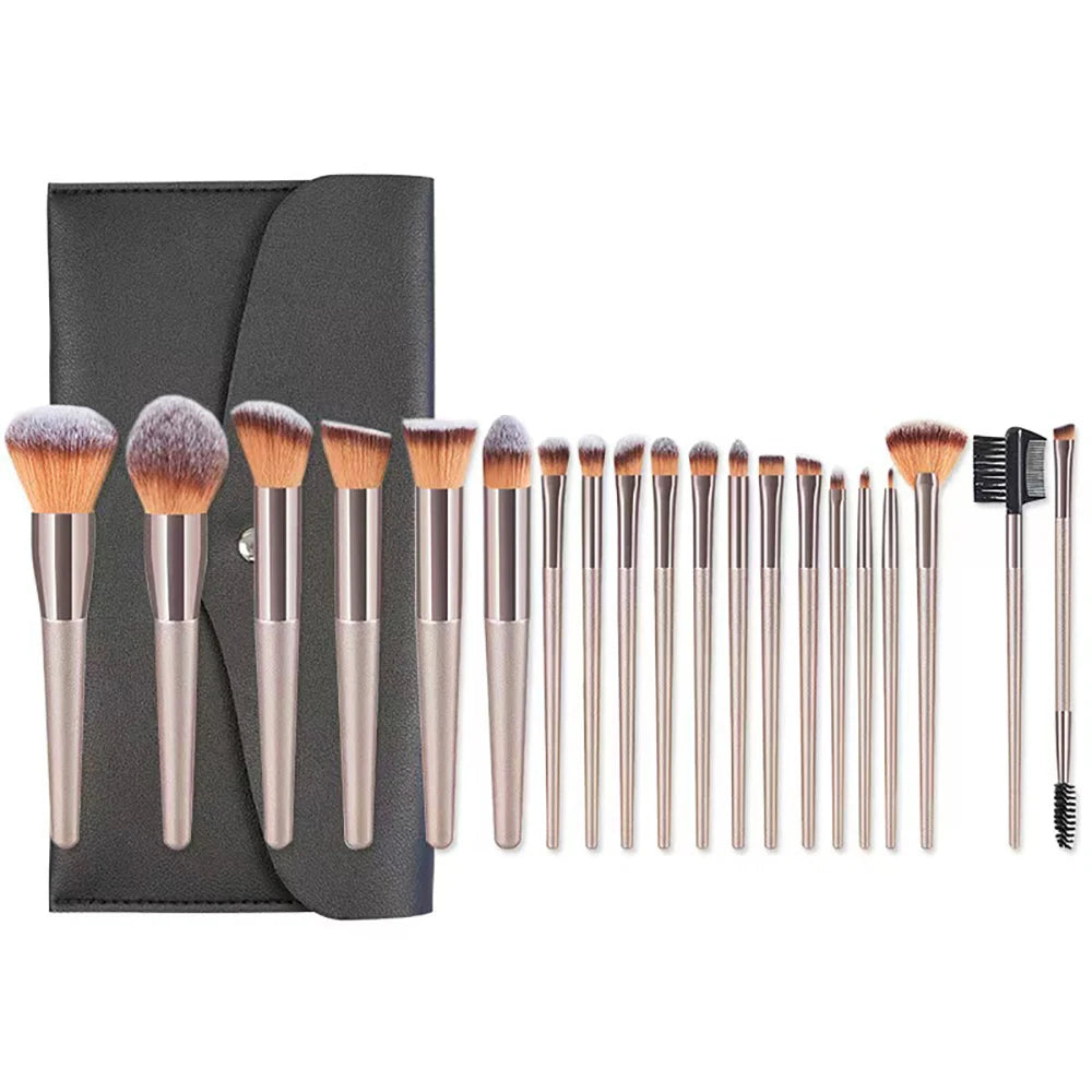 24 pcs Makeup Brush Sets Professional Cosmetics Brushes Eyebrow Powder Foundation Shadows Pinceaux Make Up Tools