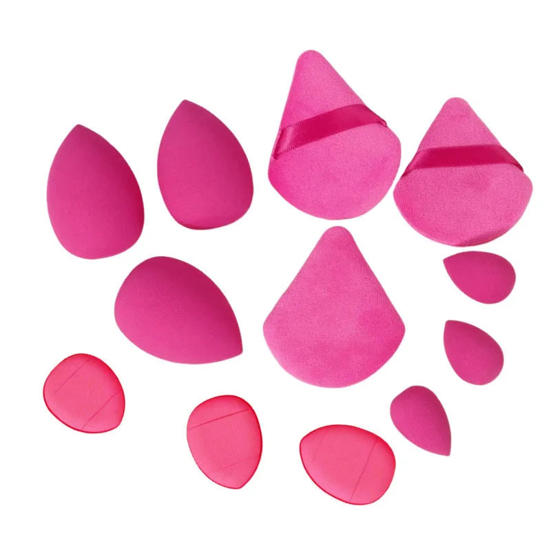 12pcs Makeup Sponge Set Essential for Beginners Cosmetic Easy to apply,Puff Set Makeup Foundation Sponge