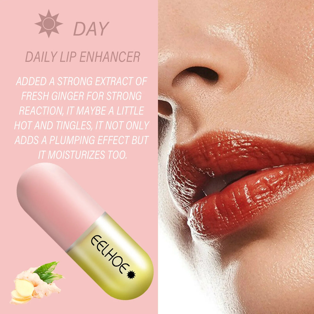 Lip Plumper Serum, Volumizing & Moisturizing Lip Treatment to Reduce Fine Lines, Anti-Drying & Repair Balm for Sexy, Fuller Lips