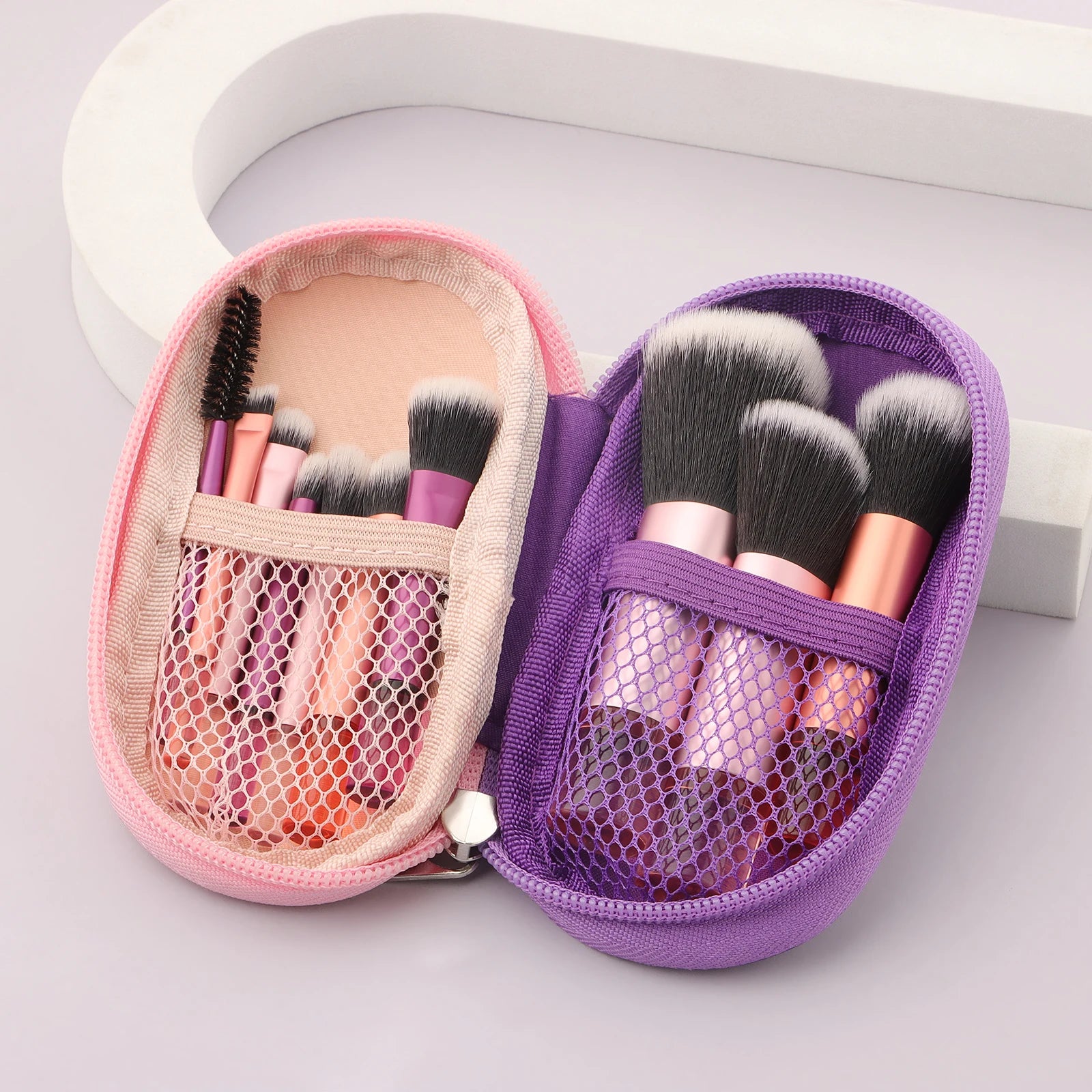 Makeup Brush Sets,10pcs mini with bag multifunctional