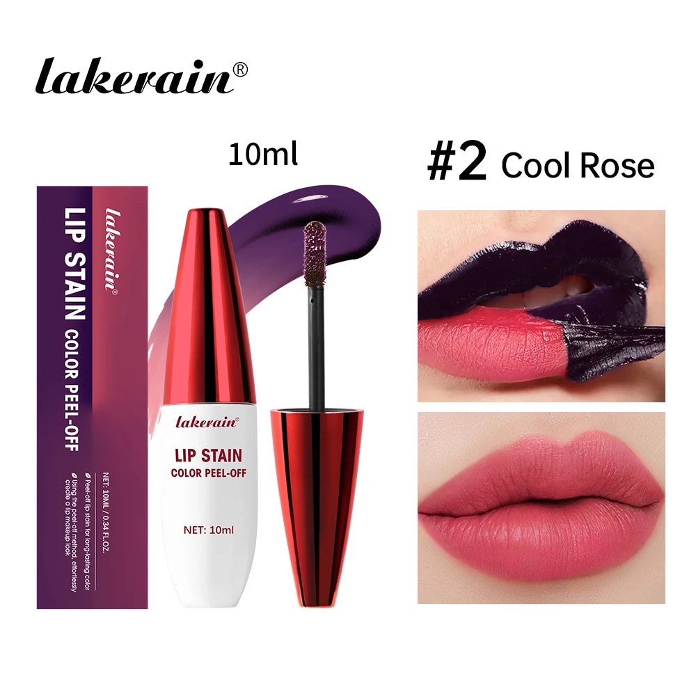 Lip Stain Peel Off 24 Hours Water Resistant Lipstick Makeup Liquid Lipstick Matte Lipstick for Lips Stick Free