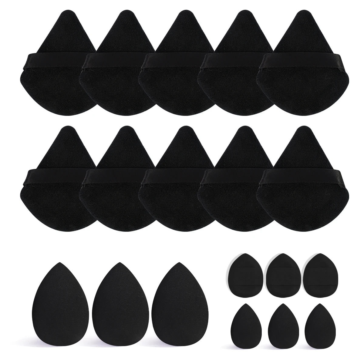 MAANGE 19pcs Makeup Sponge Blender And Triangle Puff
