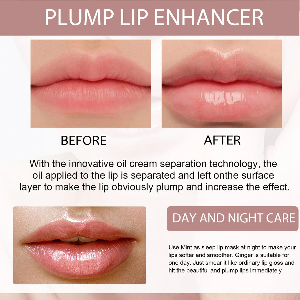 Lip Plumper Serum, Volumizing & Moisturizing Lip Treatment to Reduce Fine Lines, Anti-Drying & Repair Balm for Sexy, Fuller Lips