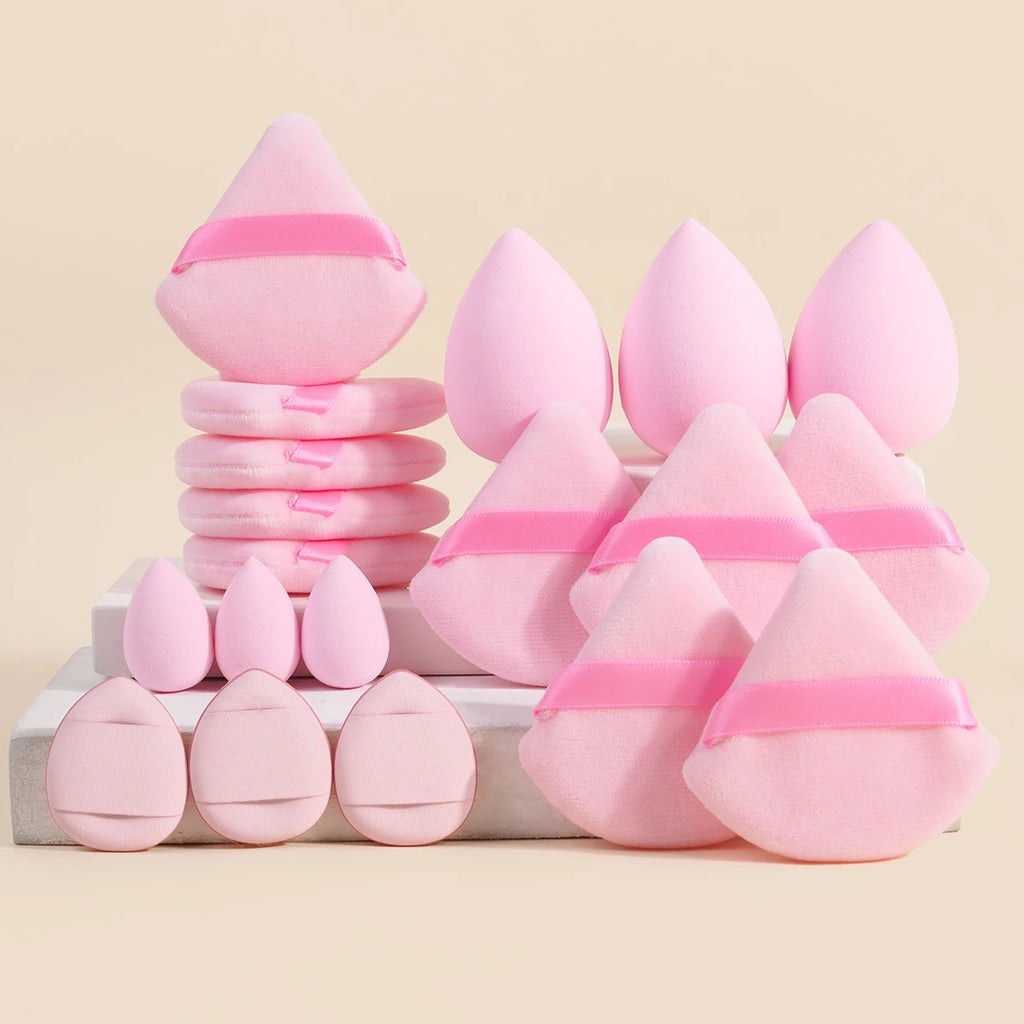 MAANGE 19pcs Makeup Sponge Blender And Triangle Puff