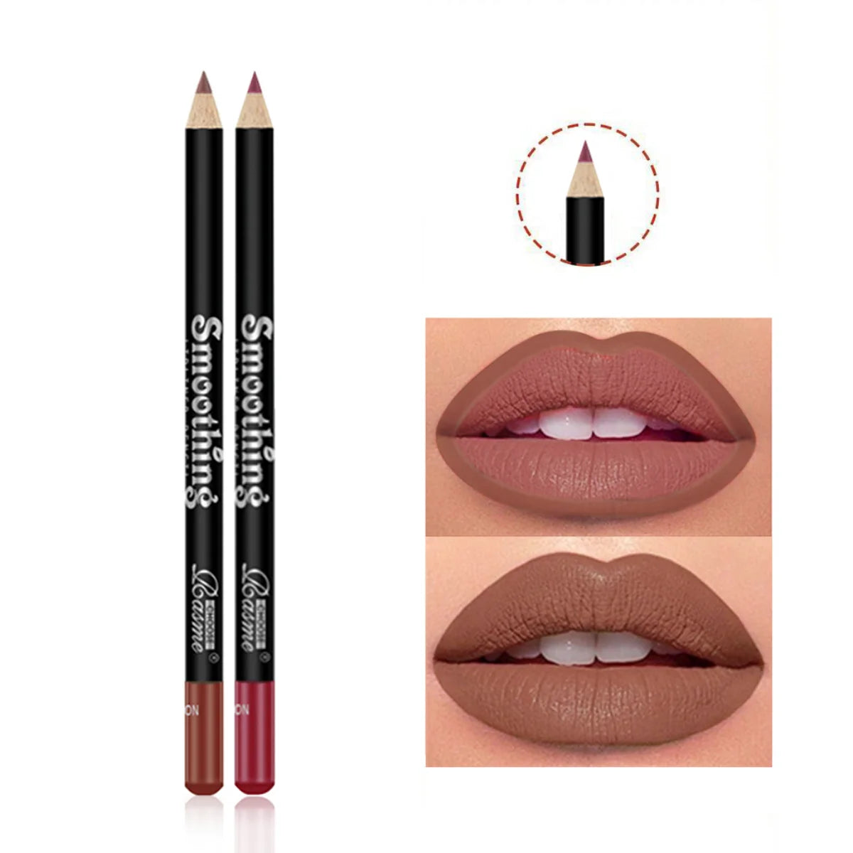 Luxury Matte Lip Liner, Long-Lasting, Smooth Application for Perfect Outline & Filling, Versatile Shades for All Skin Types