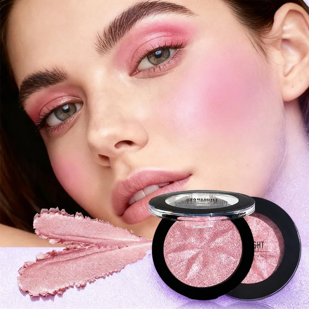 3 Color Matte Blush Palette Long Lasting Natural Contouring Makeup Perfect Holiday Christmas Gift