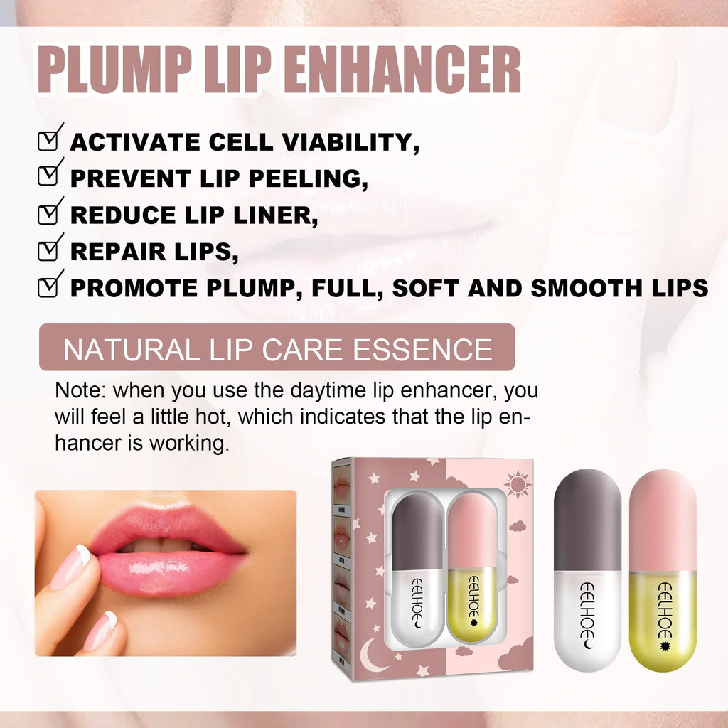 Lip Plumper Serum, Volumizing & Moisturizing Lip Treatment to Reduce Fine Lines, Anti-Drying & Repair Balm for Sexy, Fuller Lips